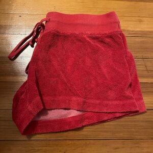 Red Hardtail Shorts